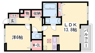 江井ケ島駅 徒歩9分 1階の物件間取画像